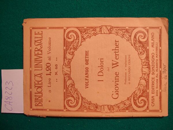 I dolori del Giovine Werther