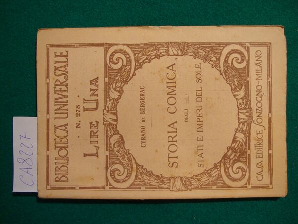 Storia comica degli stati e imperi del sole