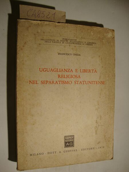 Uguaglianza e libertà religiosa nel separatismo statunitense