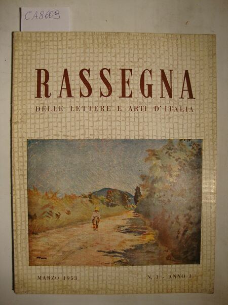 Rassegna delle lettere e arti d'Italia diretta da Renato Majolo …