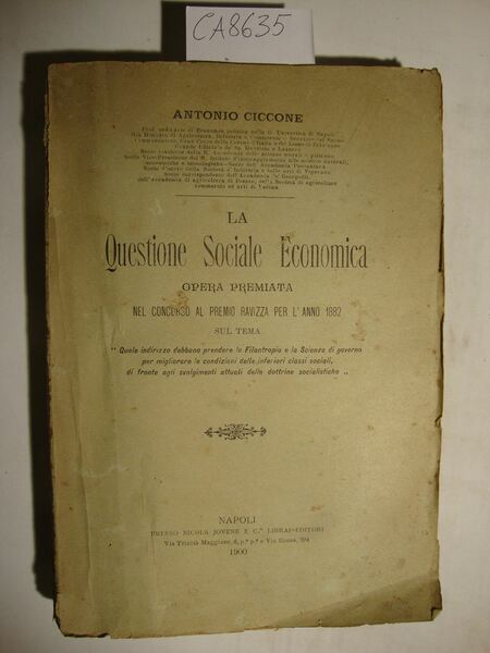 La Questione Sociale Economica