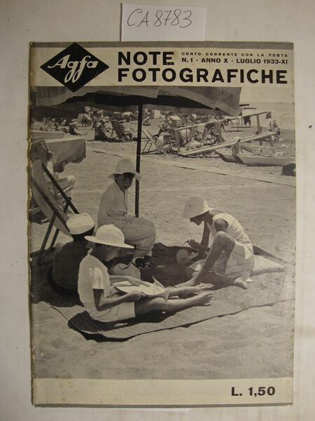 Agfa - Note Fotorafiche - Anno 1933 (vari numeri)