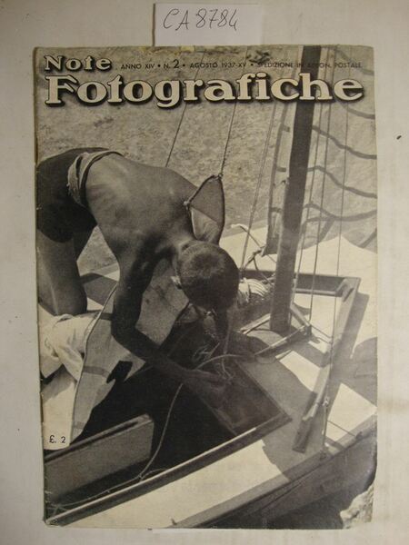 Agfa - Note Fotorafiche - Anno 1937