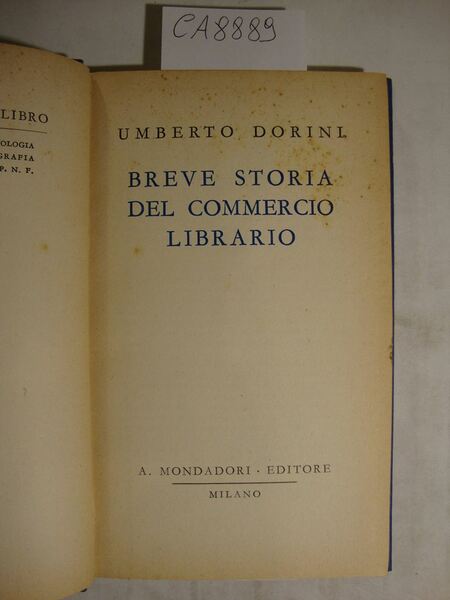 Breve storia del commercio librario