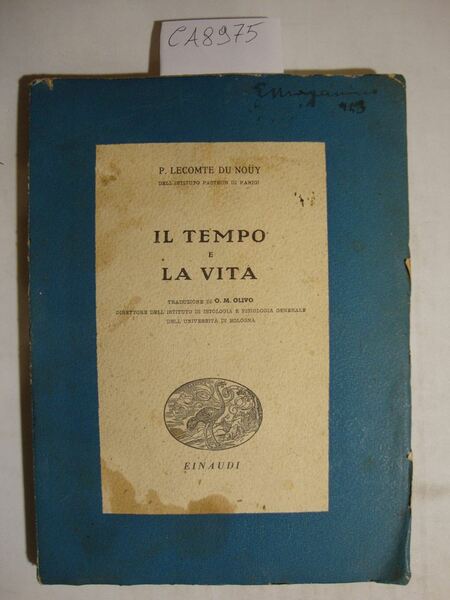 Il tempo e la vita