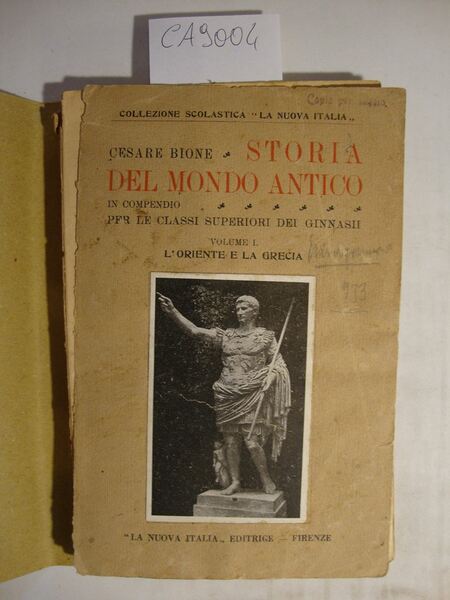 Storia del mondo antico in compendio per le classi superiori …