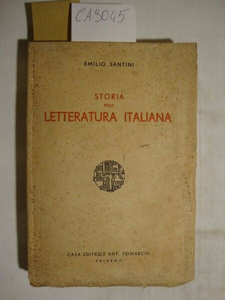 Storia della letteratura italiana