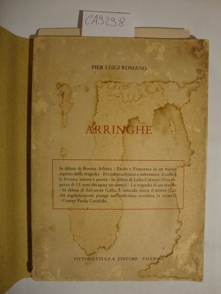 Arringhe - (In difesa di Rosina Artlotta - Paolo e …