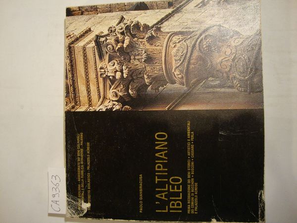 L'altipiano Ibleo - Prima ricognizione dei beni storici, artistici e …