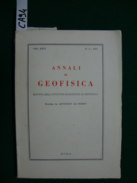 Annali di geofisica (periodico)