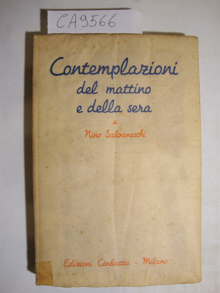 Contemplazioni del mattino e della sera