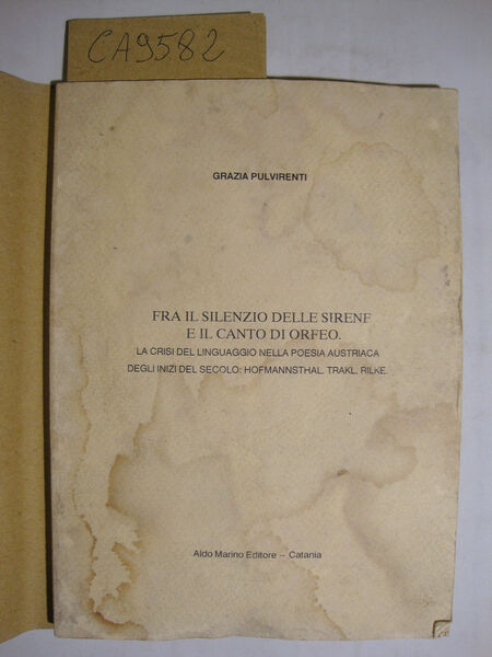 Fra il silenzio delle sirene e il canto di Orfeo