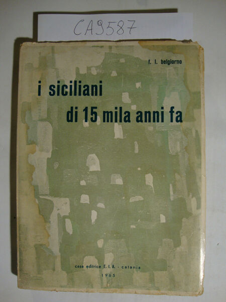 I siciliani di 15 mila anni fa