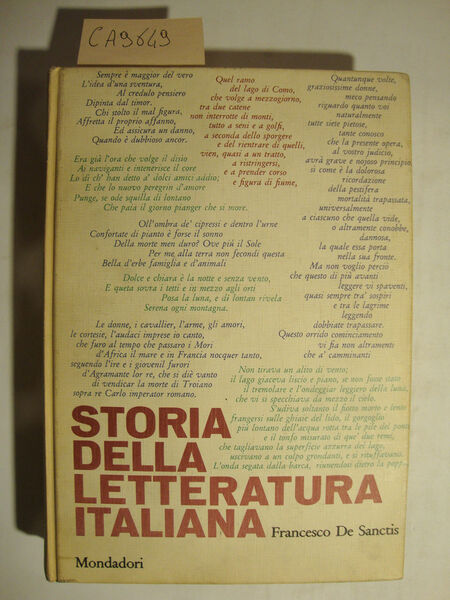 Storia della letteratura italiana