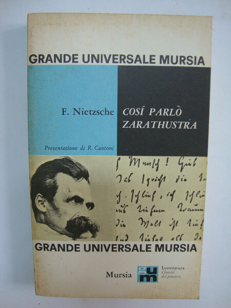 Cosi parlò Zarathustra (a cura di R. Cantoni)