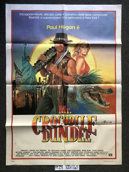 Peter Faiman Mr.Crocodile Dundee Rimfire Film (John Cornell) Con Paul …