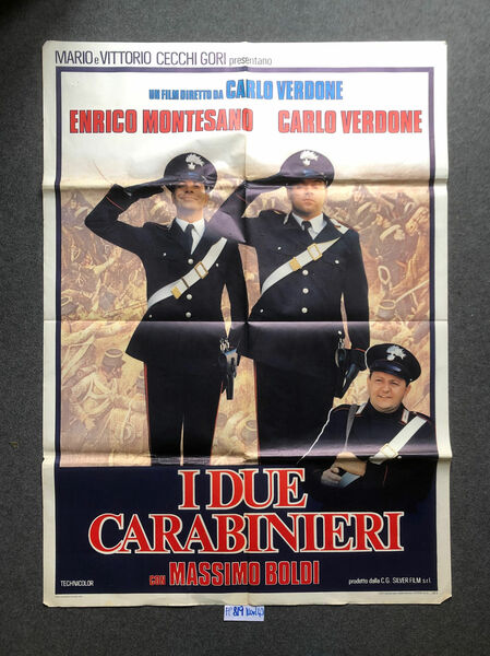 Carlo Verdone I due carabinieri C.G.Silver Film Srl Con Enrico …