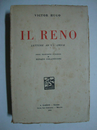 Il Reno (Lettere ad un amico)