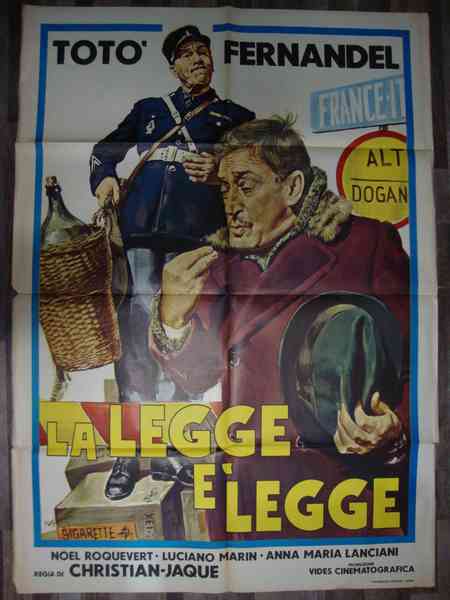 Christian Jaque (regista) Totò e Fernandel in "La legge è …