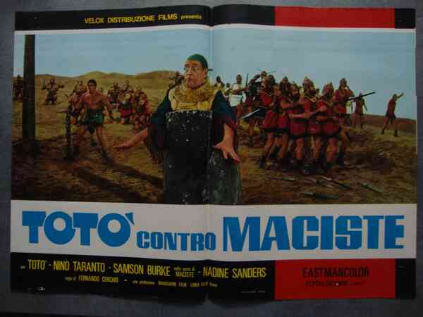 Fernando Cerchio (regista) Totò in "Totò contro Maciste" Wanguard Film …