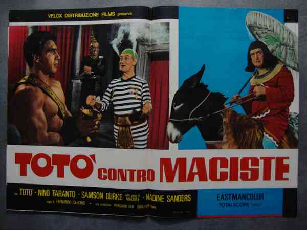 Fernando Cerchio (regista) Totò in "Totò contro Maciste" Wanguard Film …