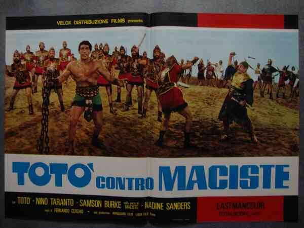 Fernando Cerchio (regista) Totò in "Totò contro Maciste" Wanguard Film …