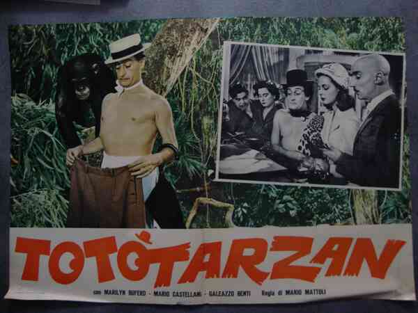 Mario Mattioli (regista) Totò in "Totò Tarzan" Con Marilyn Buferd, …