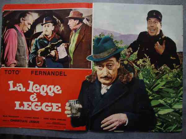 Christian Jaque (regista) Totò e Fernandel in "La legge è …