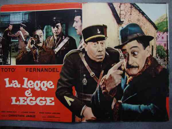 Christian Jaque (regista) Totò e Fernandel in "La legge è …