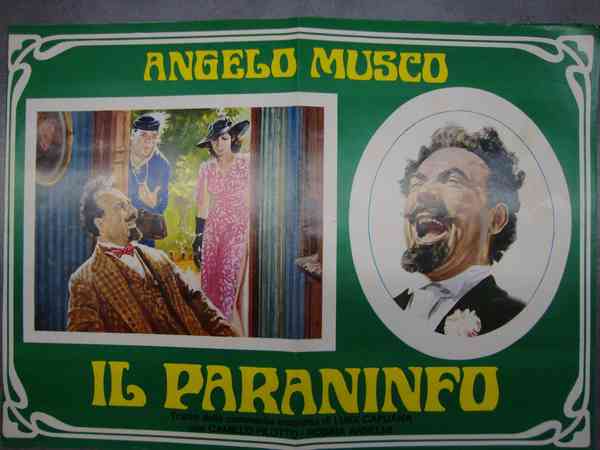 Amleto Palermi (regista) Angelo Musco in "Il Paraninfo Fotobusta cinematografica. …