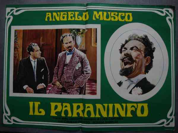 Amleto Palermi (regista) Angelo Musco in "Il Paraninfo Fotobusta cinematografica. …