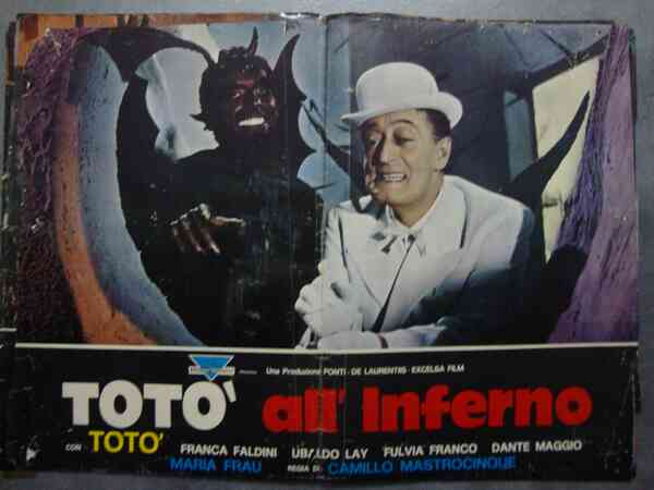 Camillo Mastrocinque (regista) Totò in "Totò all'inferno" Fotobusta cinematografica. Con …