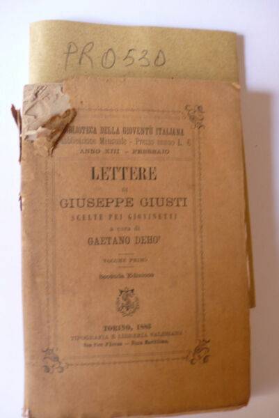 Lettere scelte pei giovinetti