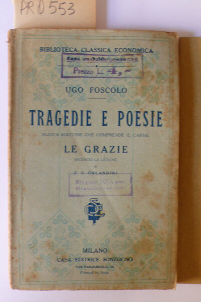 Tragedie e poesie, Le Grazie