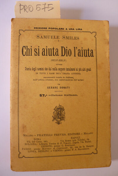 Chi si aiuta Dio l'aiuta (Self-Help) ovvero Storia degli uomini …