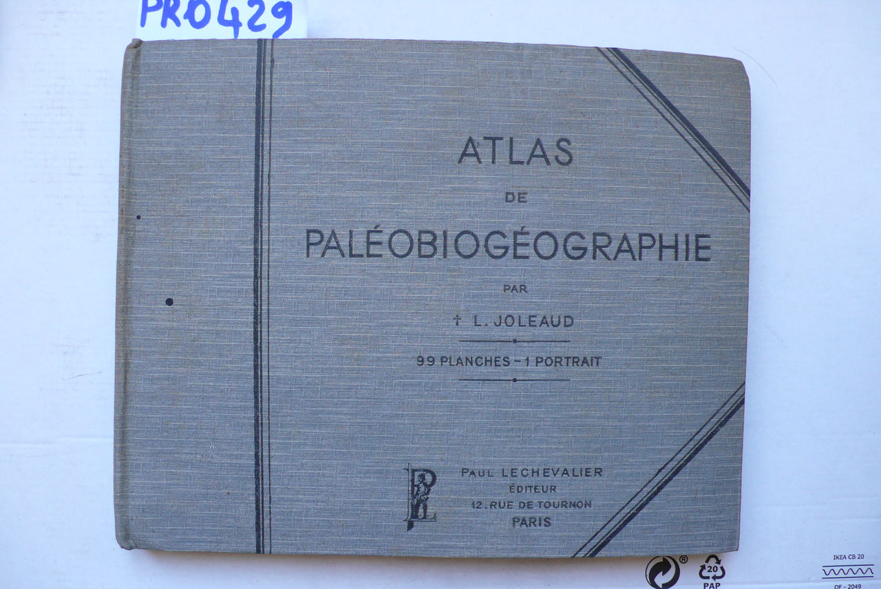 Atlas de Paléobiogéographie
