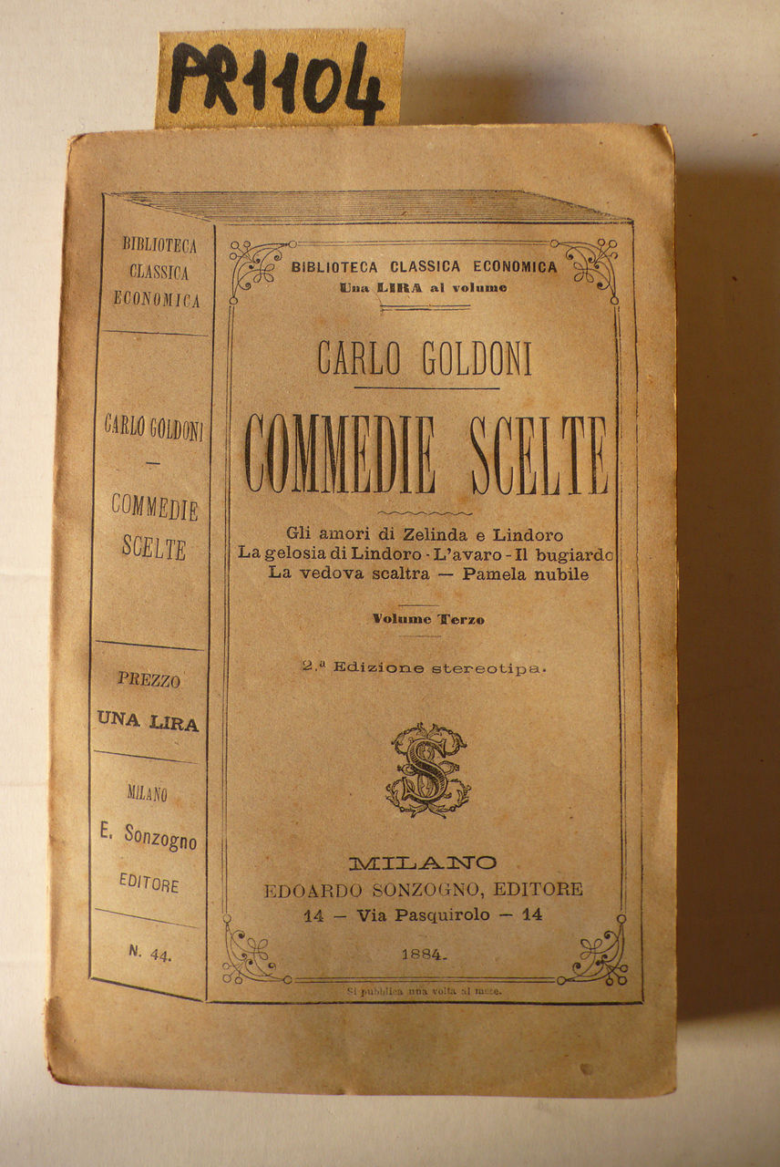 Commedie scelte, vol. terzo