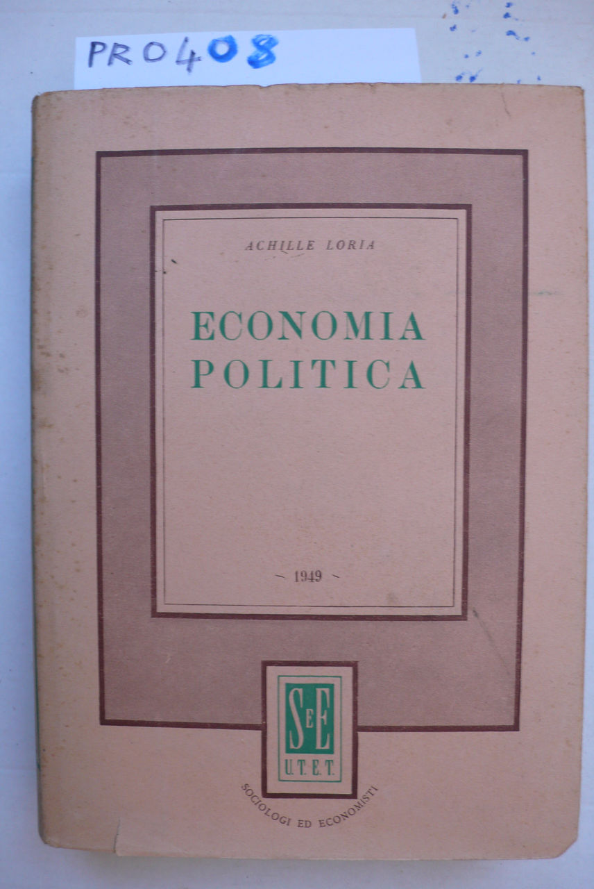 Corso di Economia politica