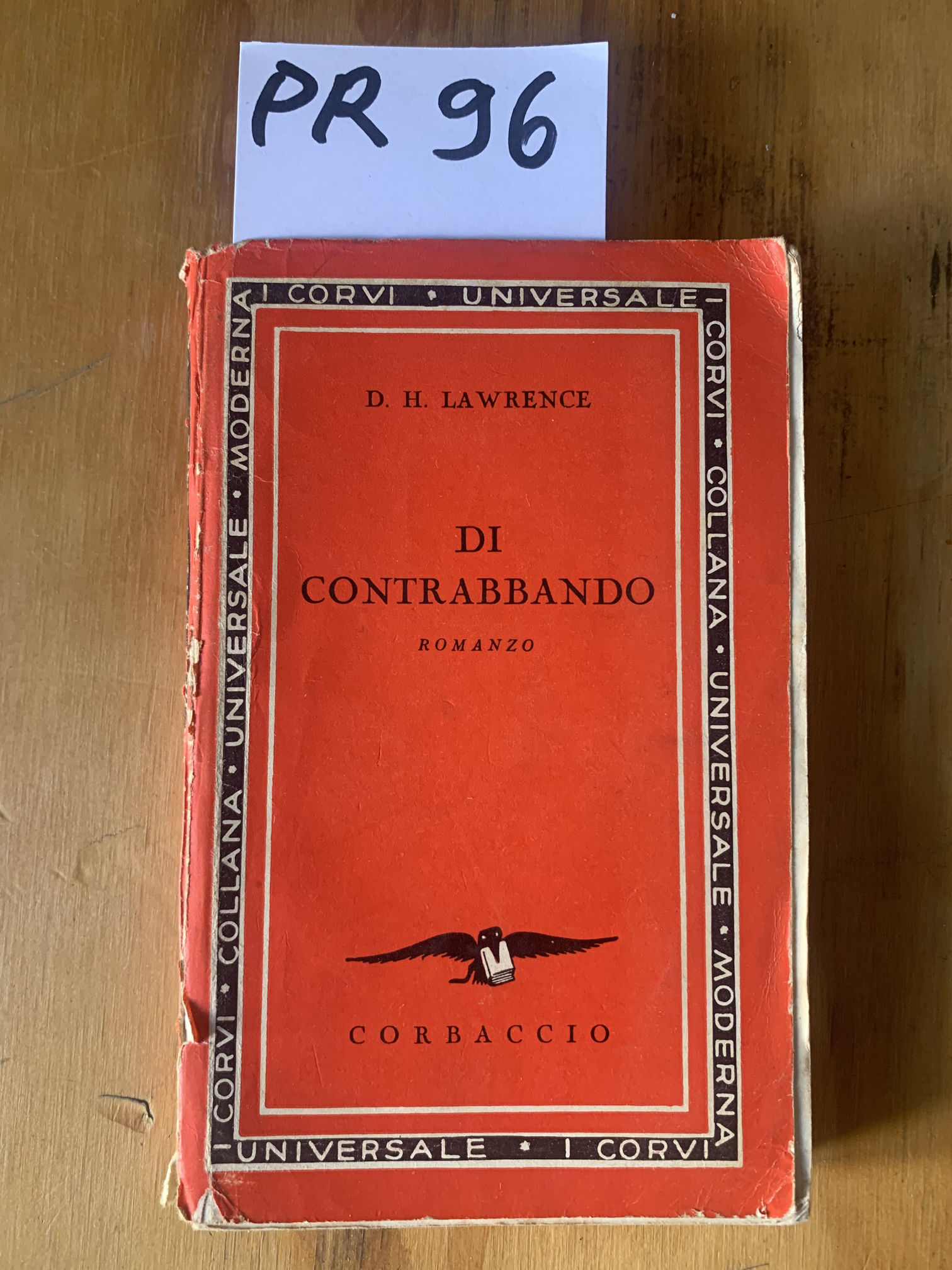 Di contrabbando,romanzo