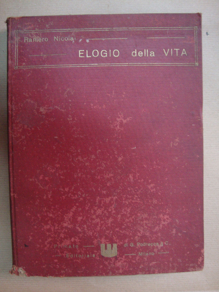 Elogio della vita