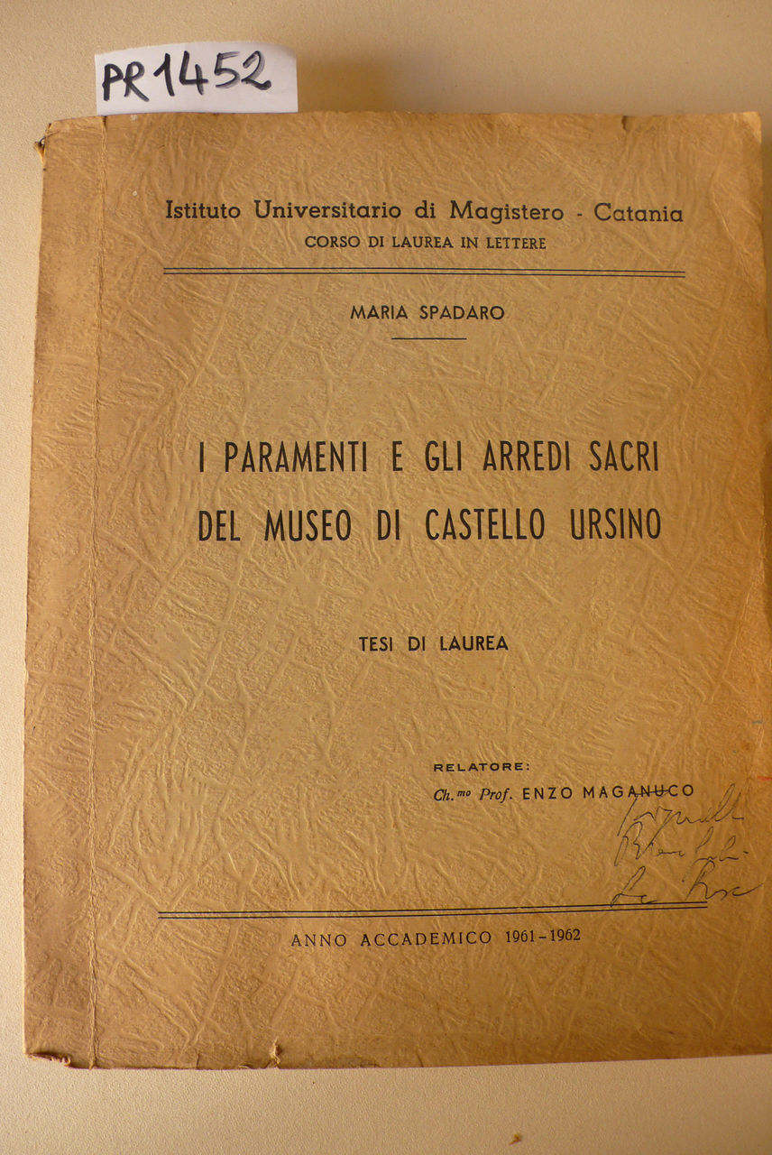 I paramenti e gli arredi sacri del museo del castello …