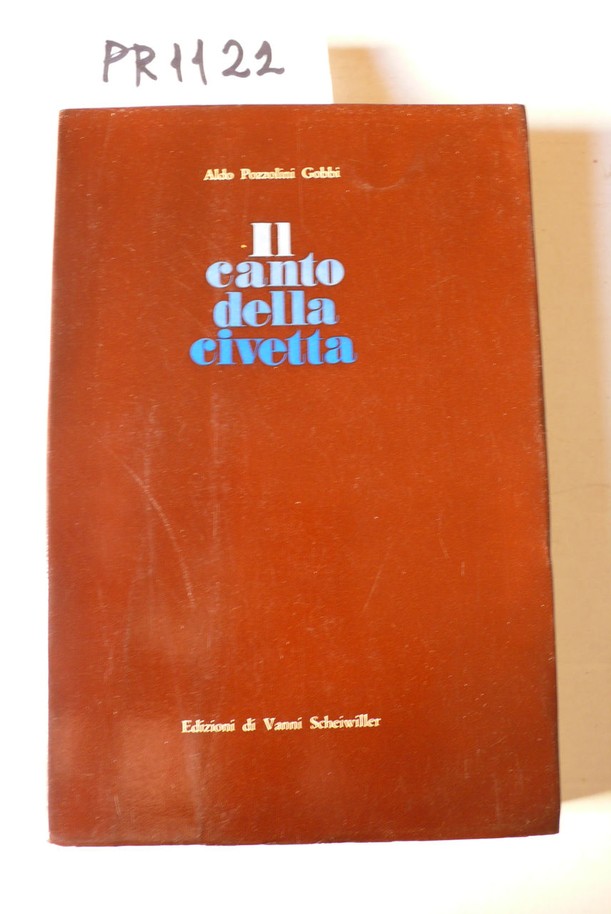 Il canto della civetta, romanzo