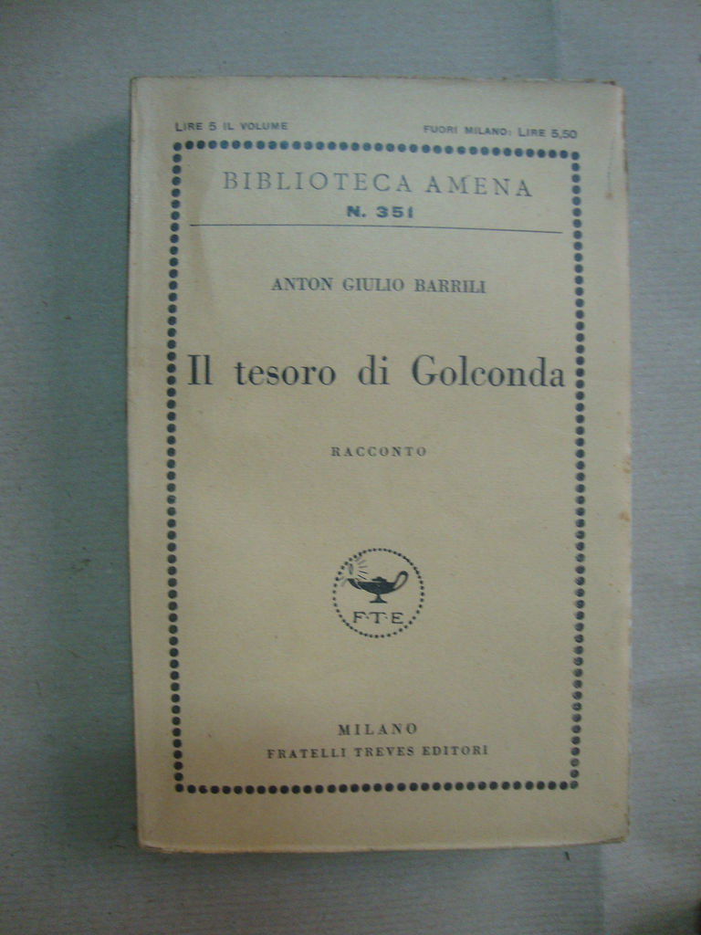 Il tesoro di Golconda (Racconto)