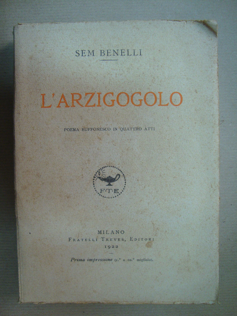 L'arzigogolo (Poema buffonesco in quattro atti)