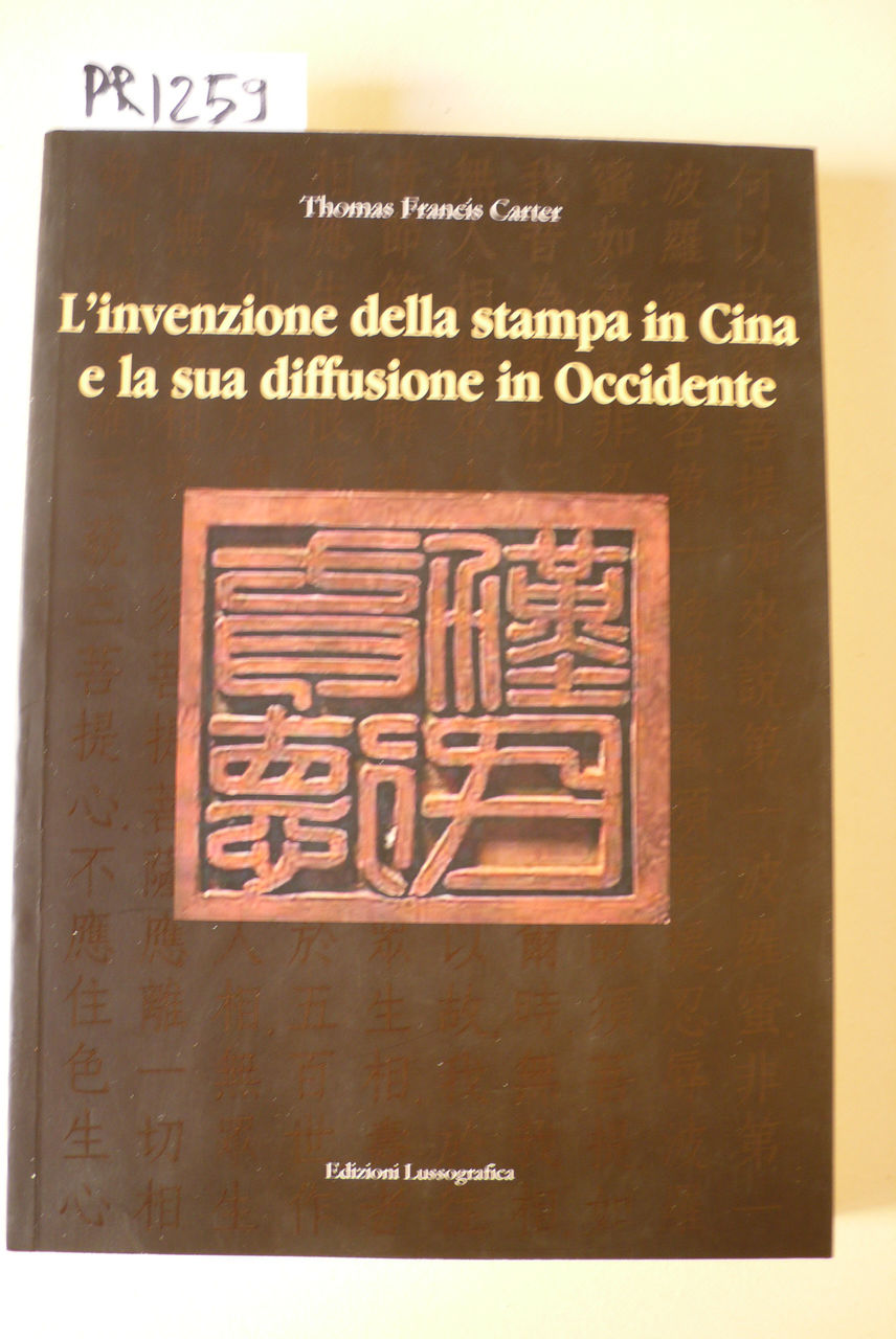 L'invenzione della stampa in Cina e la sua diffusione in …