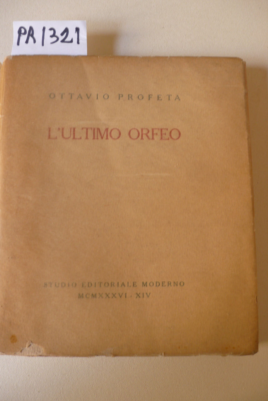 L'Ultimo Orfeo, poesie