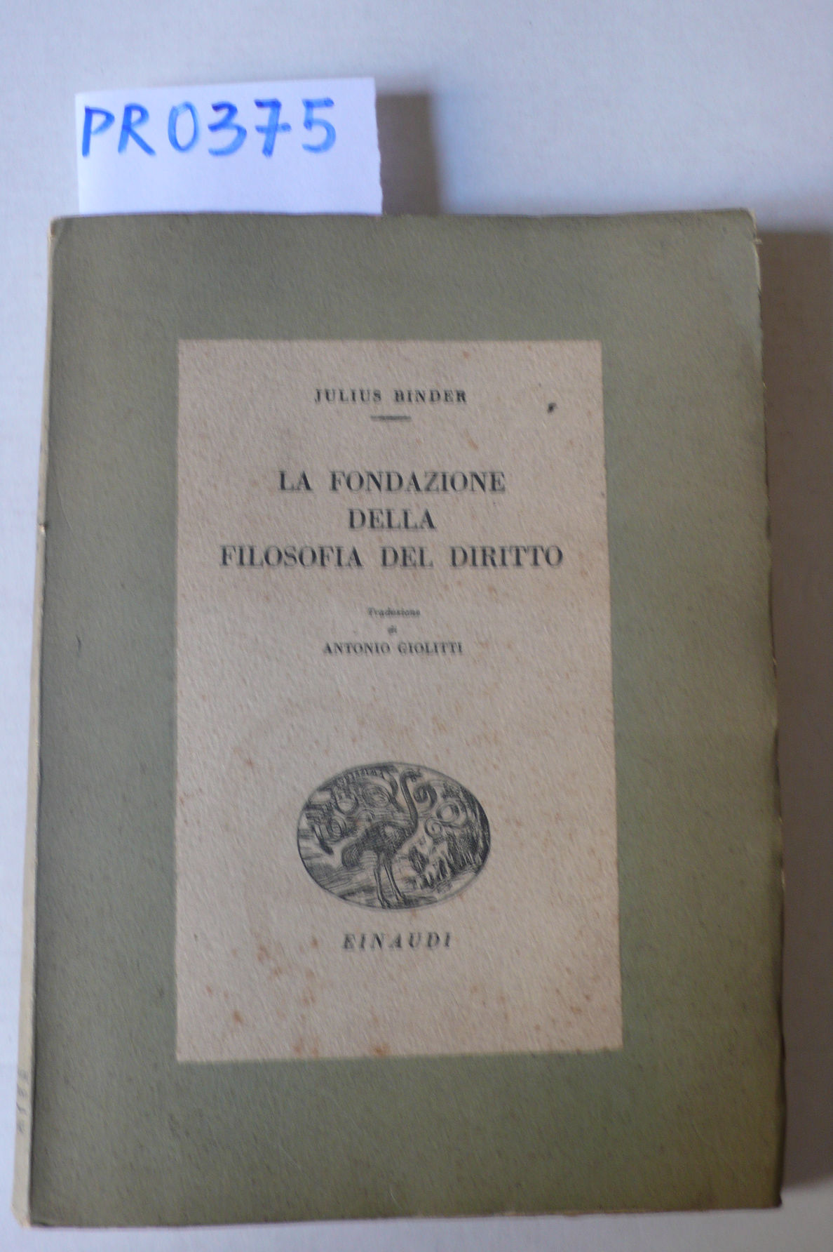 La fondazione della filosofia del diritto