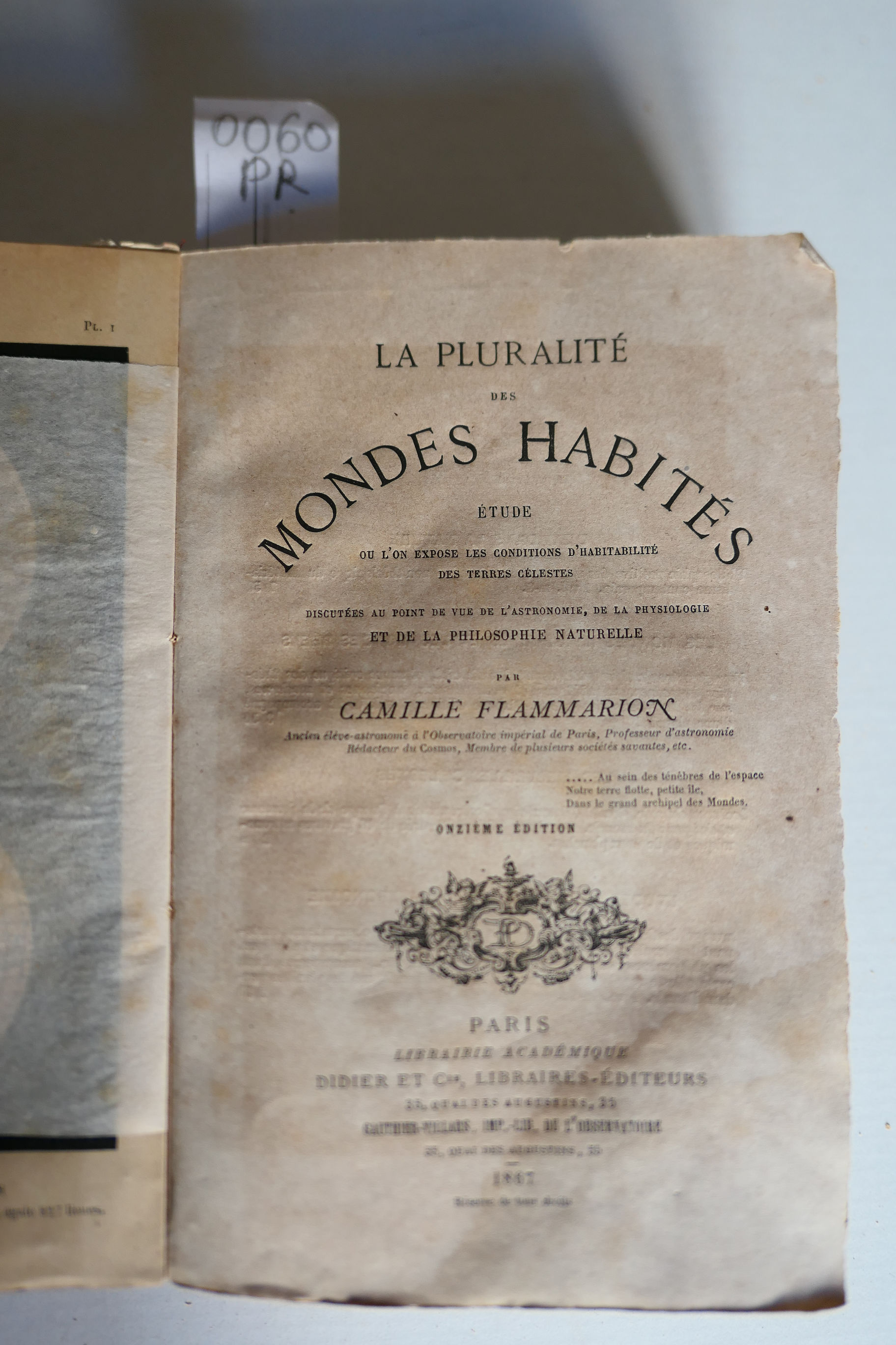 La pluralité des mondes habités - Etude où l'on expose …