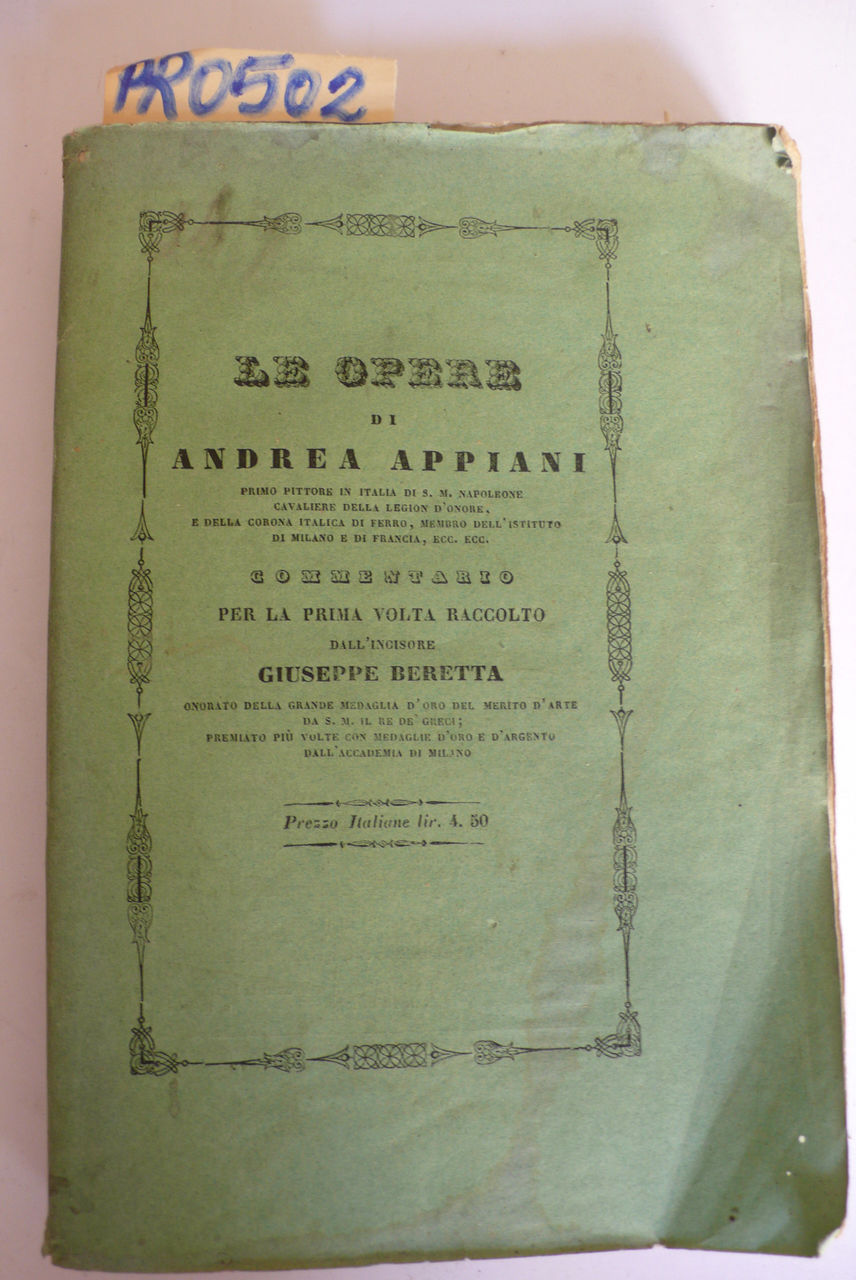 Le opere di Andrea Appiani, primo pittore in Italia di …