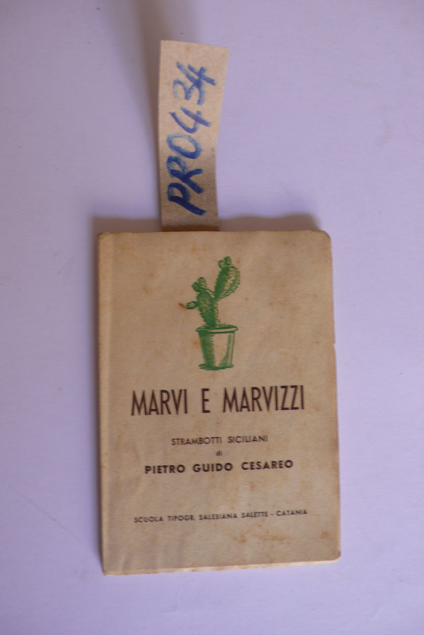 Marvi e marvizzi, strambotti siciliani